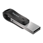SanDisk iXpand Go 128 GB USB 3.2 Gen 1 / Lightning Gris, Plata