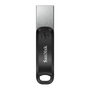 SanDisk iXpand Go 128 GB USB 3.2 Gen 1 / Lightning Gris, Plata