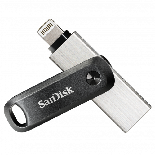 SanDisk iXpand Go 128 GB USB 3.2 Gen 1 / Lightning Gris, Plata SanDisk iXpand Go 128 GB USB 3.2 Gen 1 / Lightning Gris, Plata