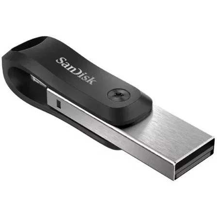 Sandisk iXpand Go SDIX60N-128G-GN6NE Unidad Flash 128GB USB 3.0 para iPhone y Ordenador Sandisk iXpand Go SDIX60N-128G-GN6NE Unidad Flash 128GB USB 3.0 para iPhone y Ordenador
