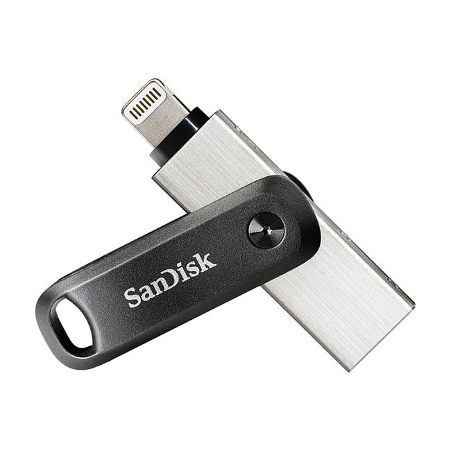 SanDisk iXpand Go 128 GB USB 3.2 Gen 1 / Lightning Gris, Plata SanDisk iXpand Go 128 GB USB 3.2 Gen 1 / Lightning Gris, Plata