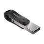 SanDisk iXpand Go 128 GB USB 3.2 Gen 1 / Lightning Gris, Plata