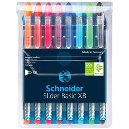 Schneider Bolígrafo Slider Basic XB Punta Gruesa C-Surtidos Estuche 8 Ud