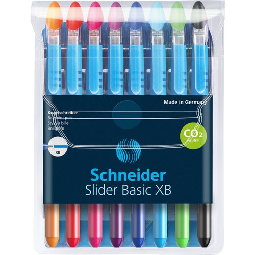 Schneider Slider Basic XB Estuche de 8 Bolígrafos Surtidos
