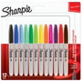 Sharpie Rotuladores Permanentes Fine Colores Surtidos, Pack de 12