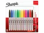 Sharpie Rotulador Permanente Fino Blister 12 Unidades Colores Surtidos