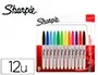 Sharpie Rotulador Permanente Fino Blister 12 Unidades Colores Surtidos