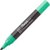 Sharpie M15 Marcador Permanente Verde Punta Redonda Caja 12 Unidades