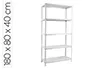 Simonrack Estanteria Kits Advantage Mini 5/400 Blanca Metálica 5 Estantes 75kg/Estante 180x80x40 cm