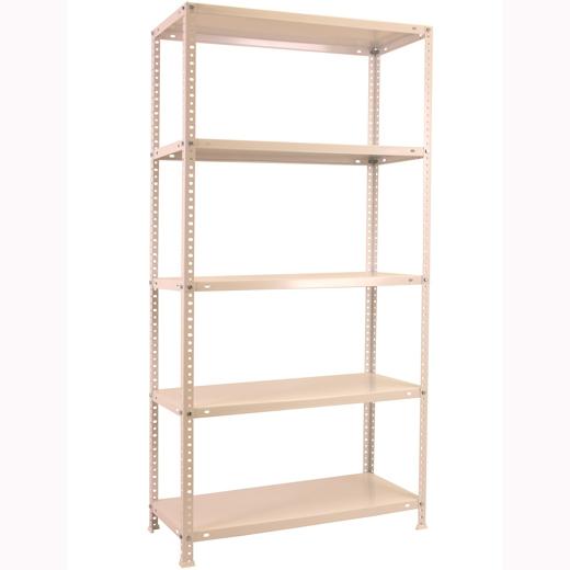 Simonrack Estantería Metálica Kit Advantage Mini 5-400, 5 Baldas, 75 kg, 180x80x40 cm, Blanco Simonrack Estantería Metálica Kit Advantage Mini 5-400, 5 Baldas, 75 kg, 180x80x40 cm, Blanco