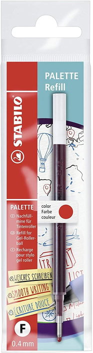 Stabilo Recambio Tinta De Gel Retráctil Palette Fine Rojo -10 Unidades- Stabilo Recambio Tinta De Gel Retráctil Palette Fine Rojo -10 Unidades-