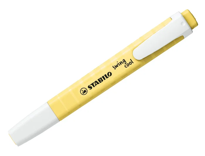 Stabilo Rotulador Fluorescente Swing Cool Pastel Amarillo Cremoso Trazo 2-5mm