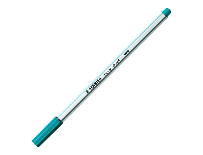 Stabilo Pen 68 Brush Estuche de 12 Rotuladores Colores Surtidos con Punta Pincel Stabilo Pen 68 Brush Estuche de 12 Rotuladores Colores Surtidos con Punta Pincel