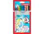 Stabilo Pen 68 Brush Estuche de 12 Rotuladores Colores Surtidos con Punta Pincel