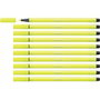 Stabilo Rotulador Pen 68 Amarillo Fluorescente Caja 10 UD