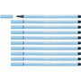 Stabilo Rotulador Pen 68 Azul Fluorescente Caja de 10 Unidades