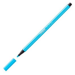 Stabilo Rotulador Pen 68 Azul Fluorescente Caja 10 Ud