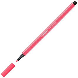 Stabilo Rotulador Pen 68 Rojo Fluorescente Caja 10 Unidades