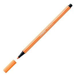 Stabilo Pen 68 Rotulador Naranja Fluorescente 1 mm (10 unidades)