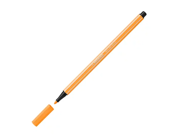 Stabilo Pen 68 Rotulador Naranja Fluorescente 1 mm (10 unidades)