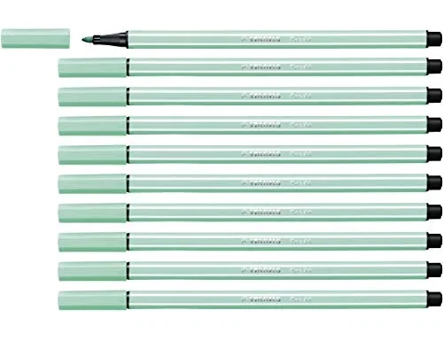 Stabilo Pen 68 Verde Hielo, Pack de 10 unidades Stabilo Pen 68 Verde Hielo, Pack de 10 unidades