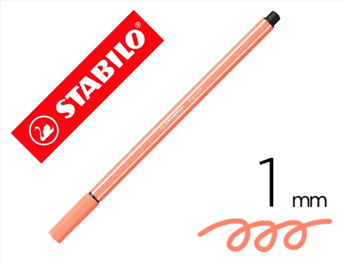 Stabilo Pen 68 Carne Claro 10 Unidades