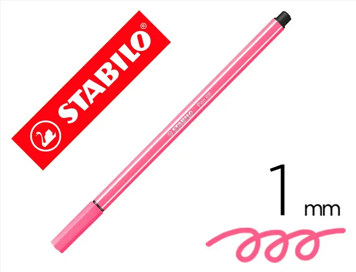Stabilo Pen 68 Carne Oscuro, Pack de 10 unidades