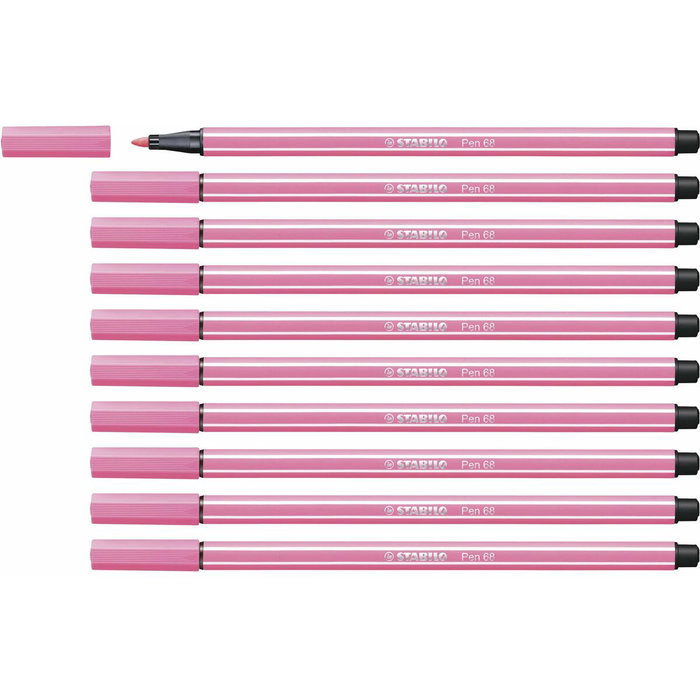 Stabilo Pen 68 Carne Oscuro, Pack de 10 unidades