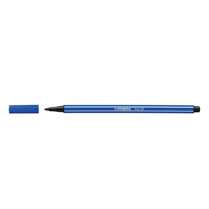 Stabilo Rotulador Pen 68 Azul Marino, Pack de 10 unidades