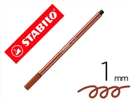 Stabilo Rotulador Pen 68 Acuarelable Sanguina Punta Gruesa 1mm