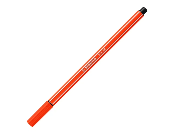 Stabilo Pen 68 Rotulador Bermellón 10 Unidades