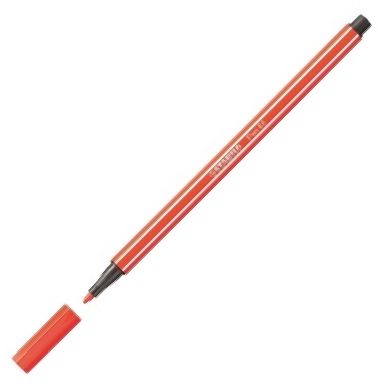 Stabilo Pen 68 Rotulador Bermellón 10 Unidades