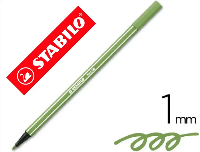 Stabilo Pen 68 Verde Hoja, Pack de 10 unidades Stabilo Pen 68 Verde Hoja, Pack de 10 unidades