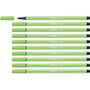 Stabilo Pen 68 Verde Hoja, Pack de 10 unidades