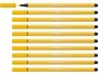 Stabilo Rotulador acuarelable amarillo punta gruesa 1mm