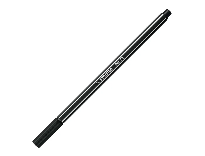 Stabilo Pen 68 Negro 1 mm Caja de 10 unidades