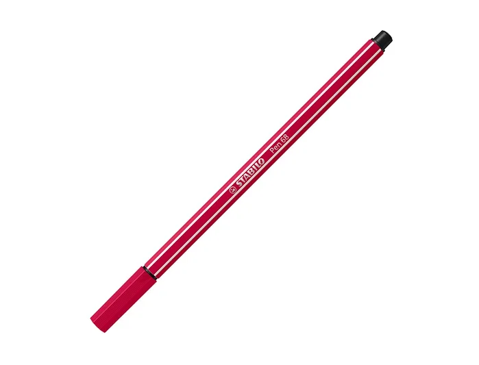 Stabilo Pen 68 Rojo Oscuro Pack de 10 unidades Stabilo Pen 68 Rojo Oscuro Pack de 10 unidades