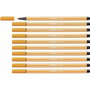 Stabilo Pen 68 Rotulador Naranja 10 Unidades
