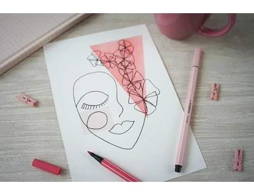 Stabilo Pen 68 Rotulador Naranja 10 Unidades