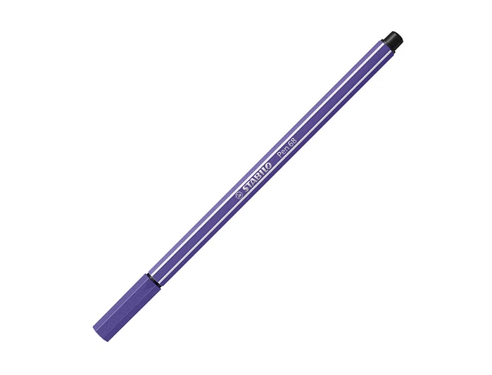Stabilo Pen 68 Rotulador Violeta Caja de 10 Unidades