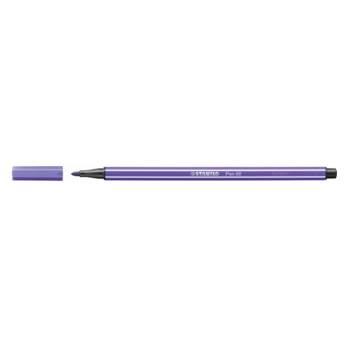 Stabilo Pen 68 Rotulador Violeta Caja de 10 Unidades