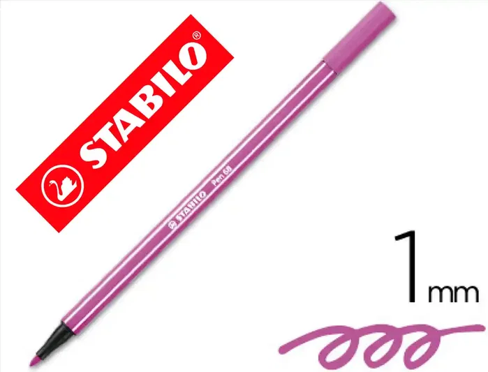 Stabilo Pen 68 Lila, Set de 10 unidades Stabilo Pen 68 Lila, Set de 10 unidades