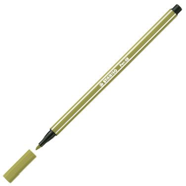 Stabilo Pen 68 Verde Tierra Punta 1mm Pack de 10