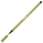 Stabilo Pen 68 Verde Tierra Punta 1mm Pack de 10