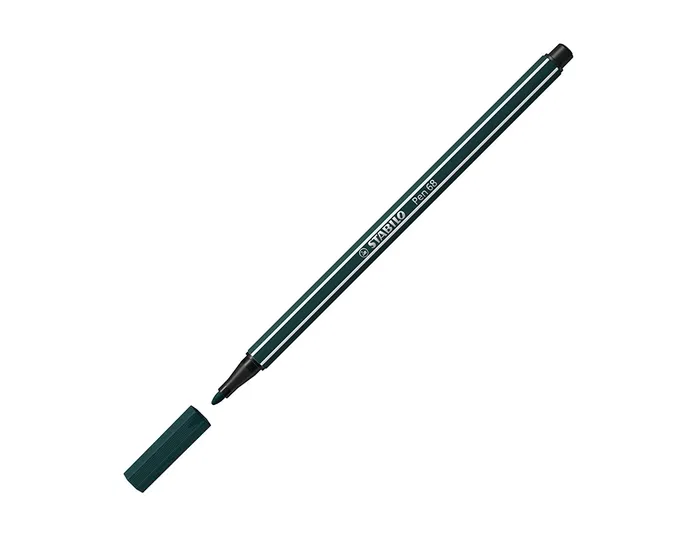 Stabilo Pen 68 Rotulador Acuarelable Verde Tierra Punta Gruesa 1mm