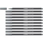 Stabilo Pen 68 Metallic Plata Caja de 10 Unidades