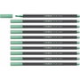 Stabilo Pen 68 Rotulador Verde Metálico Caja de 10 unidades