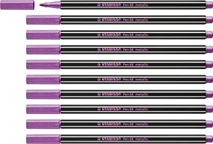 Stabilo Rotulador Pen 68 Metallic Rosa Metálico Caja 10 Ud Stabilo Rotulador Pen 68 Metallic Rosa Metálico Caja 10 Ud