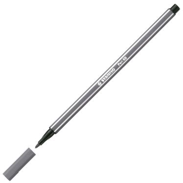 Stabilo Pen 68 Gris Oscuro 1,0 mm (Caja de 10 unidades)