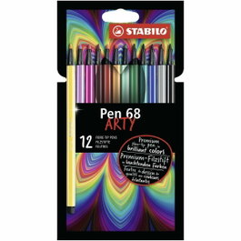Stabilo Pen 68 ArtTy Surtido de Colores Intensos Estuche 12 UD